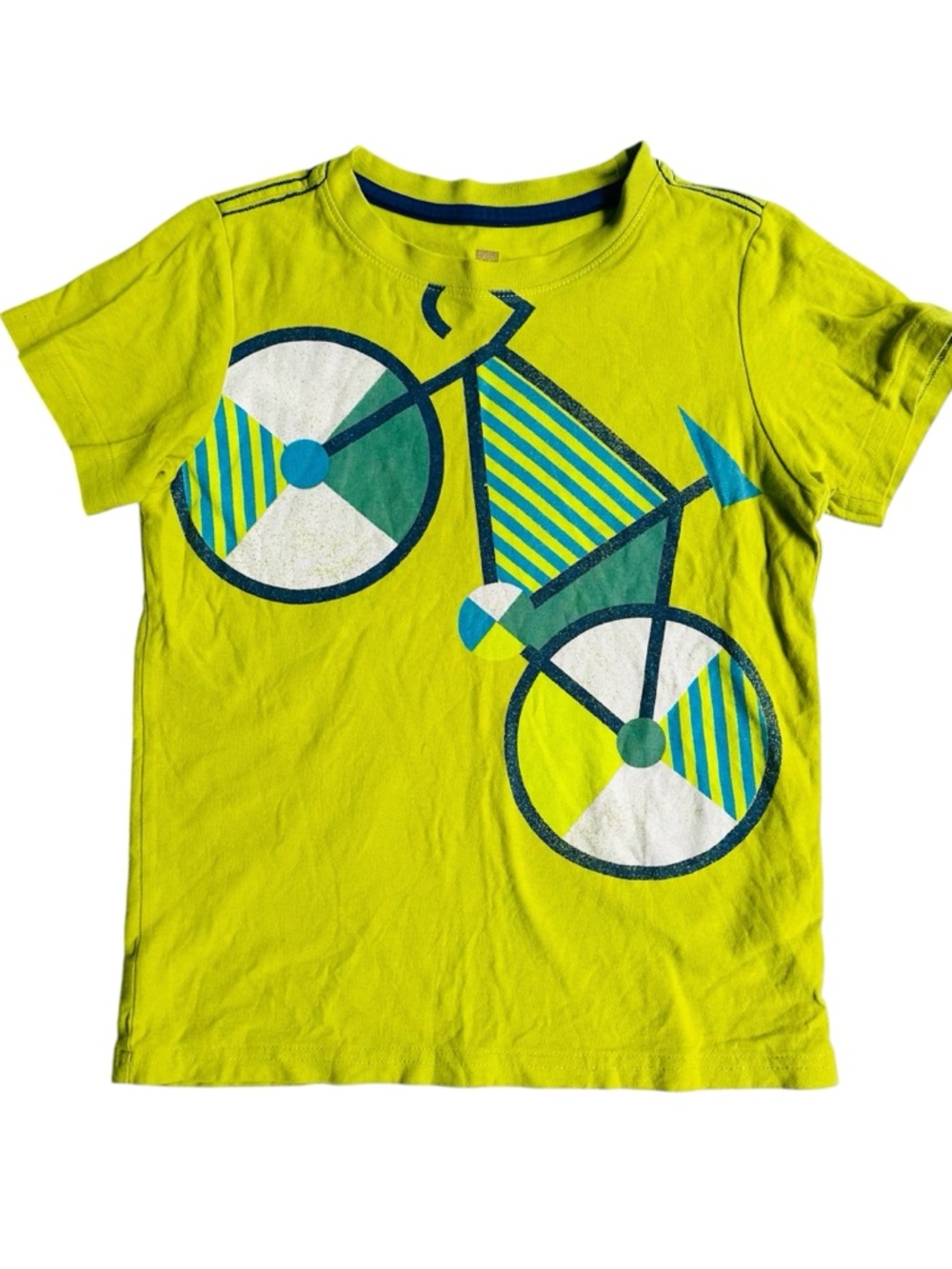 Tea Collection Bicycle Graphic Tee Size 6-7